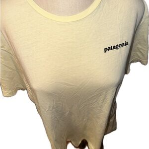 Patagonia Women's Light Yellow Tee